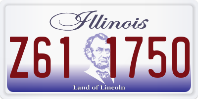IL license plate Z611750