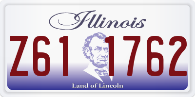 IL license plate Z611762