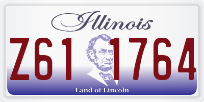 IL license plate Z611764