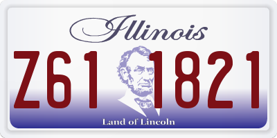 IL license plate Z611821