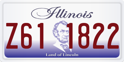 IL license plate Z611822