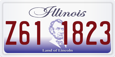 IL license plate Z611823