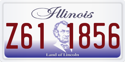 IL license plate Z611856