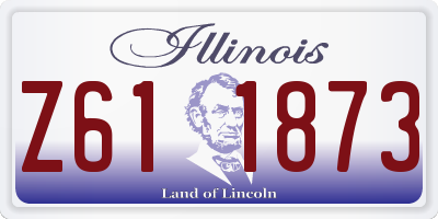 IL license plate Z611873