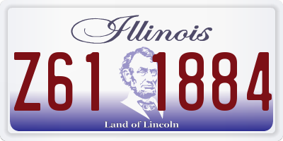 IL license plate Z611884