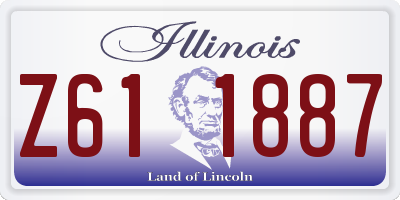 IL license plate Z611887