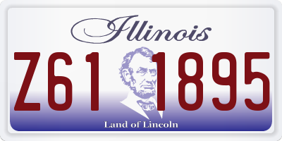 IL license plate Z611895