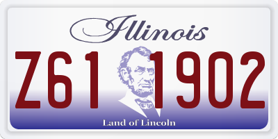 IL license plate Z611902