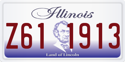 IL license plate Z611913