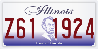 IL license plate Z611924
