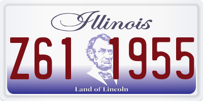 IL license plate Z611955