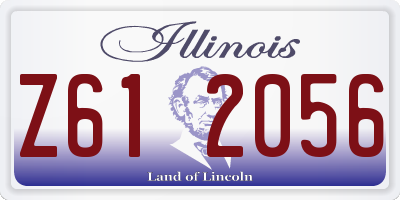 IL license plate Z612056