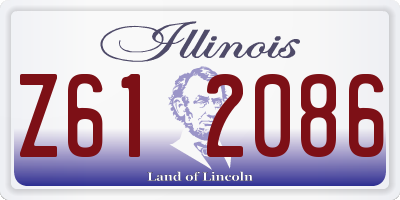 IL license plate Z612086