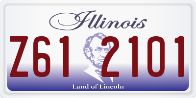 IL license plate Z612101