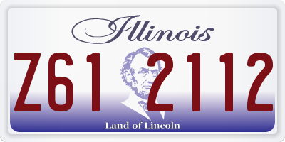 IL license plate Z612112