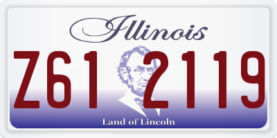 IL license plate Z612119