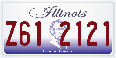 IL license plate Z612121