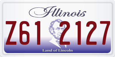 IL license plate Z612127