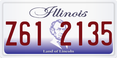 IL license plate Z612135