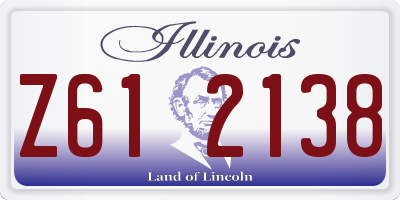 IL license plate Z612138