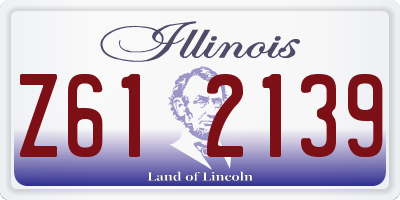 IL license plate Z612139