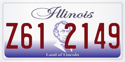 IL license plate Z612149