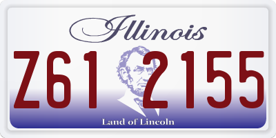 IL license plate Z612155