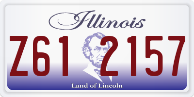 IL license plate Z612157