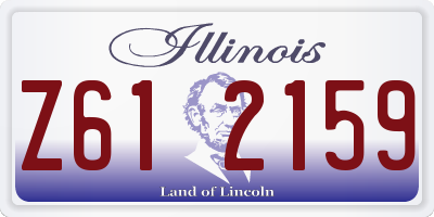 IL license plate Z612159
