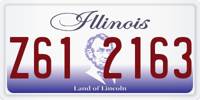 IL license plate Z612163