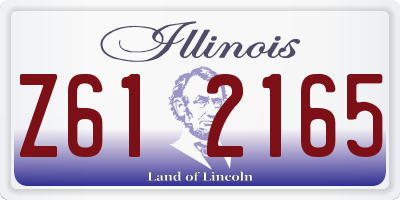 IL license plate Z612165
