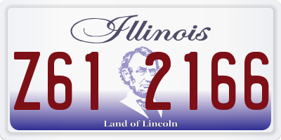 IL license plate Z612166