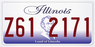 IL license plate Z612171