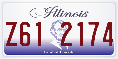 IL license plate Z612174
