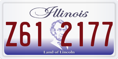 IL license plate Z612177