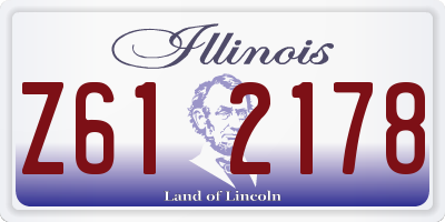 IL license plate Z612178