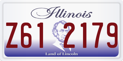 IL license plate Z612179