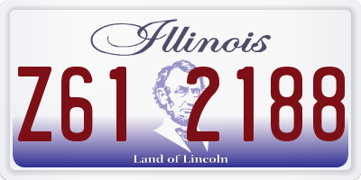IL license plate Z612188
