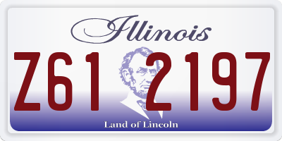 IL license plate Z612197