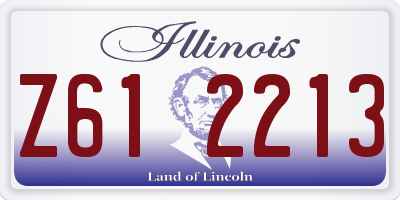 IL license plate Z612213