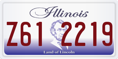 IL license plate Z612219