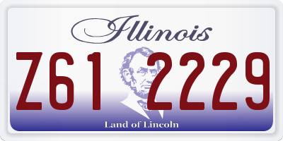 IL license plate Z612229