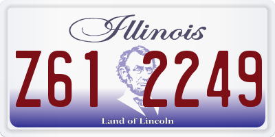 IL license plate Z612249