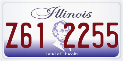 IL license plate Z612255