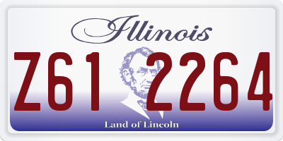 IL license plate Z612264