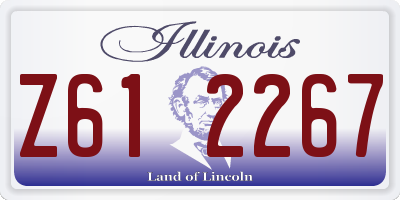 IL license plate Z612267
