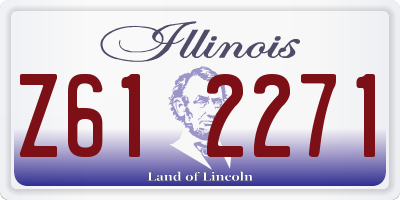 IL license plate Z612271