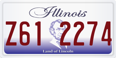 IL license plate Z612274