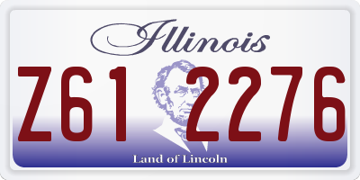 IL license plate Z612276