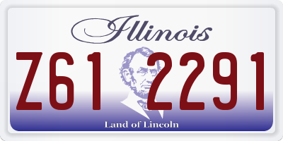 IL license plate Z612291